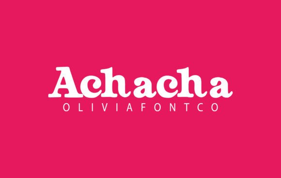Achacha: A Romantic Serif Font for Business