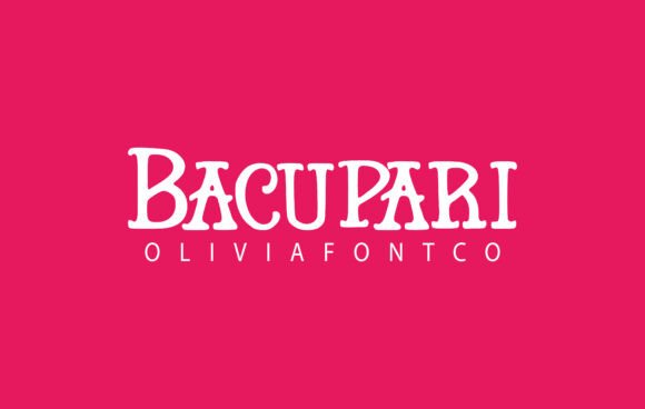 Bacupari: A Romantic Serif Font