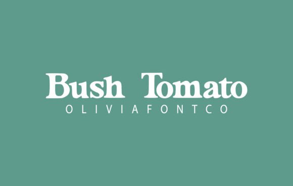 Bush Tomato Font Review
