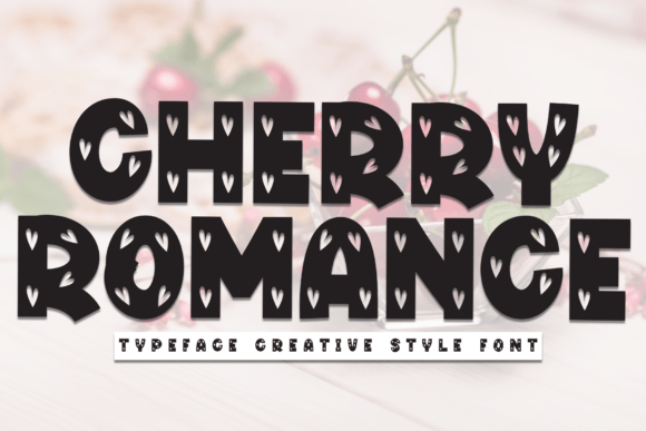 Cherry Romance: A Handwritten Display Font for Editorial Design
