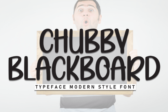 Chubby Blackboard: A Handwritten Display Font for Playful Brand Content