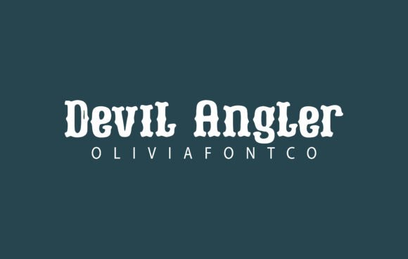 Devil Angler Font: A Handcrafted Touch for Your Creative Products