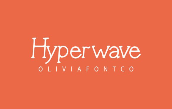 Hyperwave: A Handwritten Serif Font with a Romantic Edge