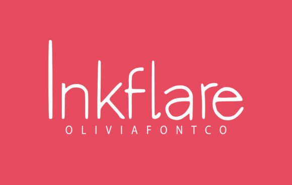 Inkflare: A Handwritten Font That Gives Your Small Business a Romantic, Polished Look