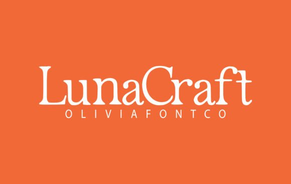 Lunacraft: A Handwritten Font That Adds Romance to Real Branding Work