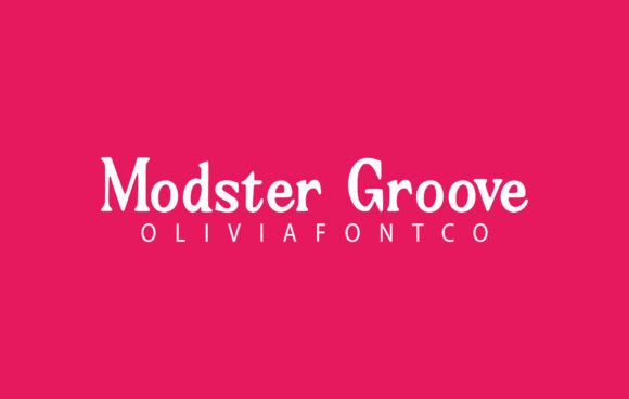 Modster Groove: A Romantic Serif Font for Campaign Designers