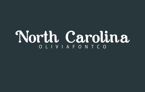 North Carolina Font: A Handwritten Serif for Campaign Creators