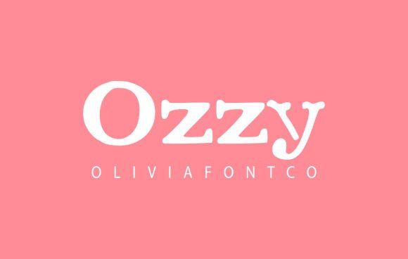 Ozzy: A Handwritten Serif Typeface for Modern Web Design