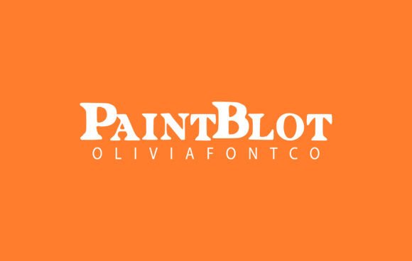 Paintblot: A Handwritten Serif Font for Editorial Warmth