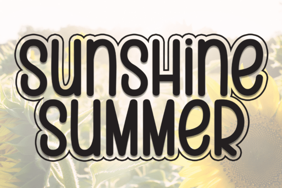 Sunshine Summer Font for Bold Campaigns