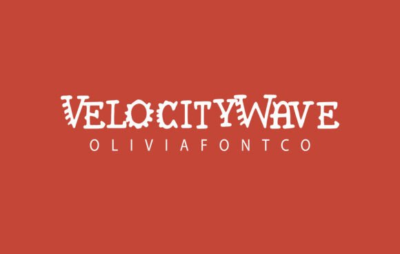 Velocitywave Font: Decorative Charm for Branding Projects