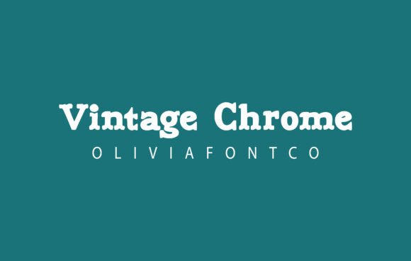 Vintage Chrome Font: A Campaign Designer’s Slab Serif Shortcut