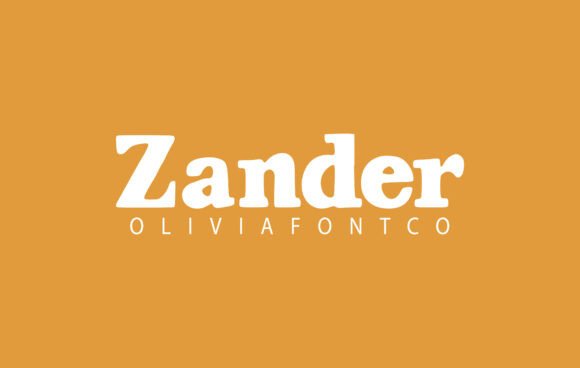Zander: A Handwritten Serif Font for Campaign Design